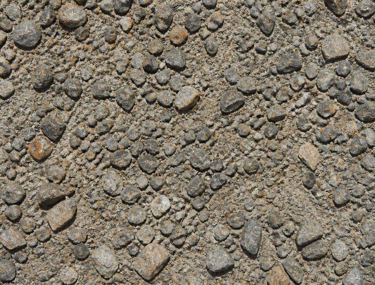 Detalle de la granulometría del Recebo B200